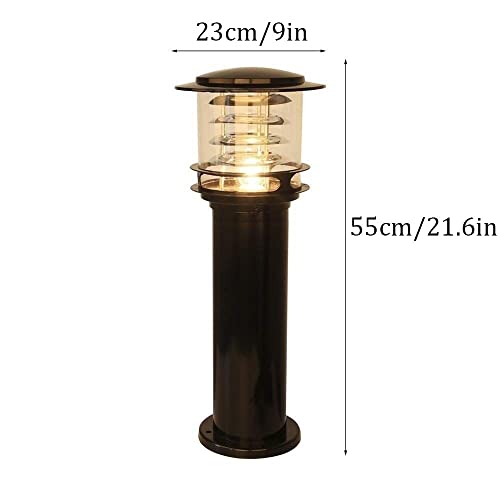 Lampe de jardin en aluminium E27 étanche pour extérieur de villa et parc - 8