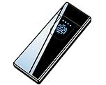 Electric Lighter with USB-C Windproof, Flameless, Safe for Travel Perfect for Candles, BBQ Sleek, Eco-Friendly Design Black