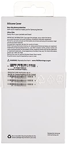 Image of Samsung Galaxy S21 Case, Silicone Back Cover - Black (US Version)