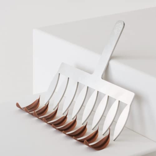 Chef Frank Haasnoot | Leaf Comb Set for Chocolate Decorations | 2pc Stainless Steel | Food Grade Cake Decorating & Baking Tools for Professional and Home Bakers | Frosting Tool | 6 & 8cm