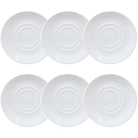 UNIQUE HOME LIVING Stacking Saucer Set of 6 Cover