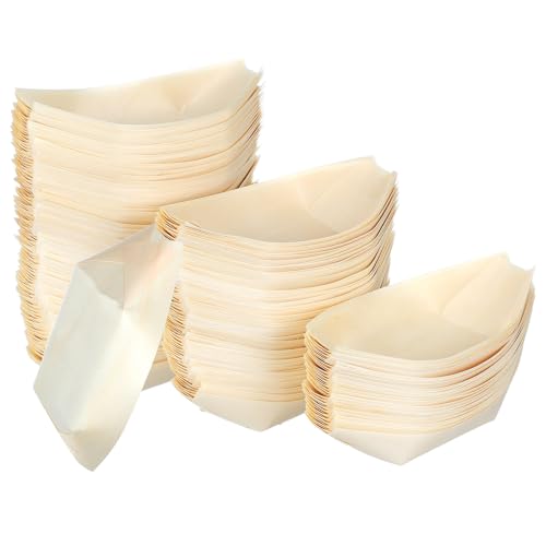 Platos de madera para sushi de 5 pulgadas x250 unidades miniatura 1