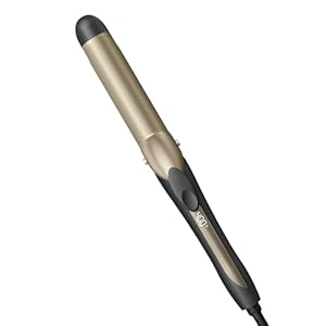 INFINITI PRO CONAIR Tourmaline Ceramic 1¼ Inch Curling Iron, 1¼-Inch Barrel Digital Hair Curler, Produces Loose Curls, 5 Heat Settings, For Use on Medium and Long Hair, Dark Grey