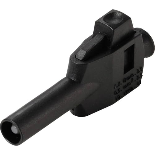 Fiche mâle de laboratoire 4 mm VOLTCRAFT MP-4 avec bornier noir