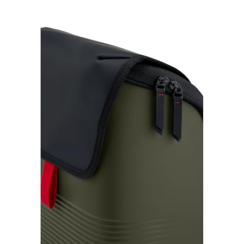 Image of American Tourister Shelvo Hard Shell Laptop Backpack | Polycarbonate PC Shell | 17a€ Laptop Compartment | Smart Sleeve | Magnetic Closure | Hidden Drop Pocket | Water Resistant| 1 Year Warranty
