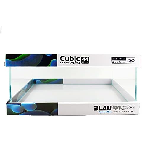Acuario Blau Aquaristic Cubic Aquascaping 44 Shallow, Transparente Cover