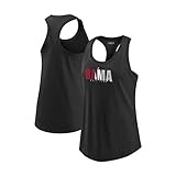 Venley Official NCAA Alabama 'BAMA' Roll Tide Women's Racerback Tank Top 18ALPRD - Black, Medium