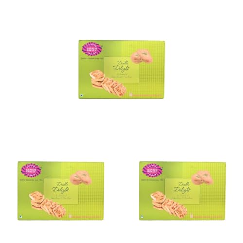Image of Karachi Bakery Double Delight with Cashew and Green Pista, 400g (Pack of 3)