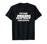 Jeopardy! Future Champion T-Shirt - Black, Small, Unisex-Adult