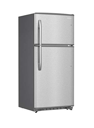 Daewoo RTE21GSSMD Top Mount Refrigerator, 21 Cu.Ft, Stainless Steel