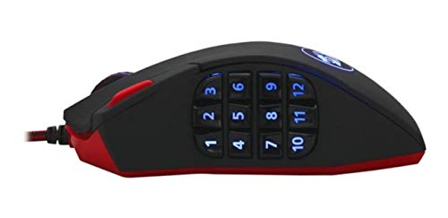 Mouse Gamer, Perdition 2 Redragon com 24000 DPI e 18 botões, M901-1