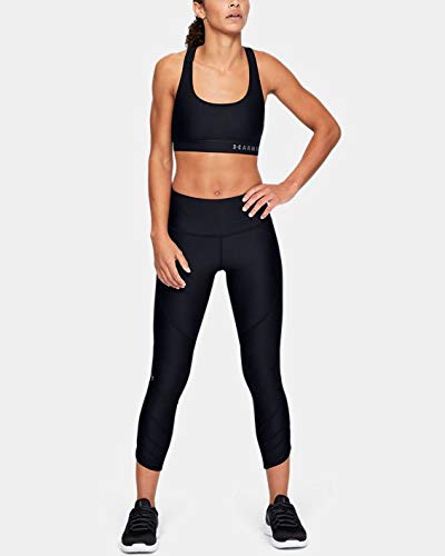 Under Armour Women's HeatGear Armour Cutout Ankle Crop MD Black