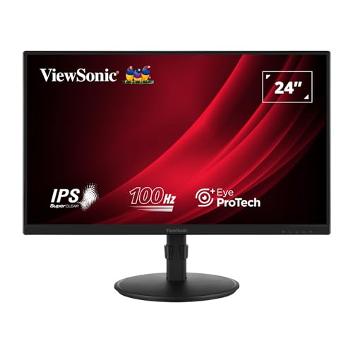 Monitor IPS 24 pulgadas ViewSonic VG2408A FHD DisplayPort Altavoces USB VGA