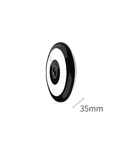 Monitor WiFi De Cámara Panorámica De Techo De 360 ​​Grados Conectado A La Red Inalámbrica Remota del Teléfono Móvil Proyector De Visión Nocturna En Interiores HD
