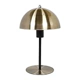 Lampes à poser marque Ostaria Lampe métal champignon doré