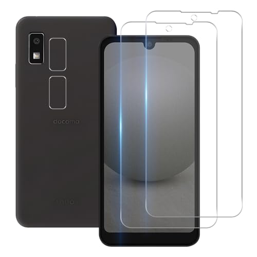 対応 AQUOS Wish / Wish2 / Wish3 ガラスフィルム 指紋認証対応 【 2+2枚セット- 国産旭硝子素材 】 AQUOS wish au SH-G06 A104SH フィルム (2枚) +レンズ保護フィルム (2枚) AQUOS wi