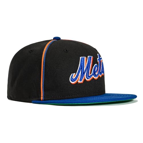 Gorra New Era New York Mets Negra y Azul Royal 59Fifty miniatura 1