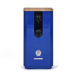 DOGNESS-Pet-Treat-Dispenser-with-Camera-Monitor-Your-Pet-Remotely-with-HD-Video-Two-Way-Audio-Night-Vision-for-Dogs-and-Cats-Blue Pet Treat Dispenser with Camera