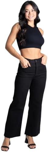 Calça Sarja Wide Leg Sawary