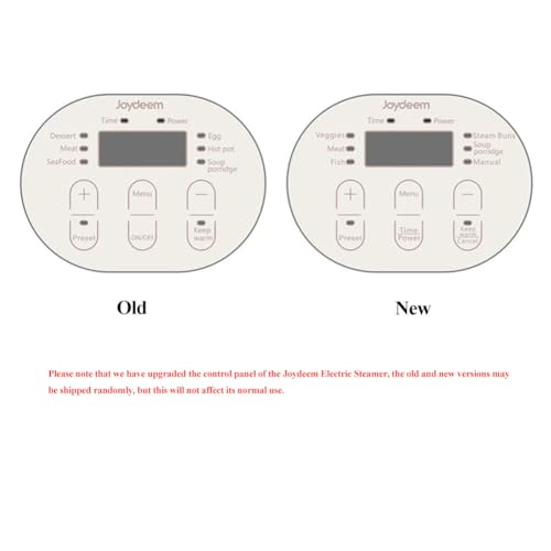 Joydeem Electric Food Steamer for Cooking, 2-Tier Stainless Steel Vegetable & Food Steamers, 15L/15.9 qt Large Capacity, JD-DZG15B