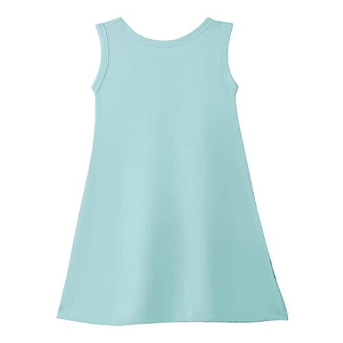 Image of YouGotPlanB 100% Cotton Printed Above Knee Length Dress for Girls