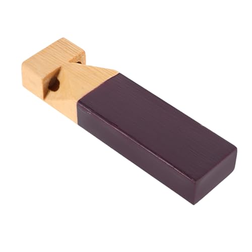 Alasum 木製列車ホイッスル 子供用打楽器 おもちゃの楽器 幼児教育用 リズム学習 お出かけに便利 耐久性のある木製構造 な音色 家族での音楽遊びに