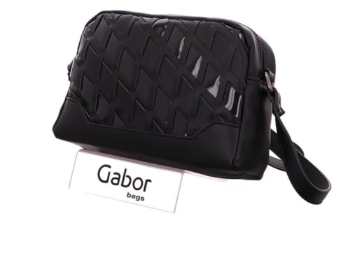 Sac à bandoulière noir Gabor Lis pour femme en simili cuir chic
