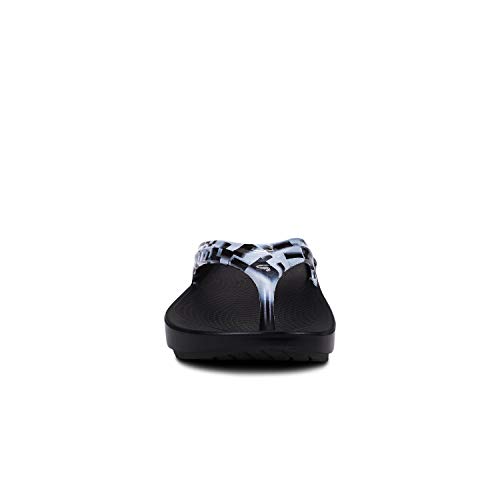 Image of OOFOS OOlala Women's Sandal - Lightweight Recovery Footwear - Reduces Stress on Feet, Joints & Back - Machine Washable