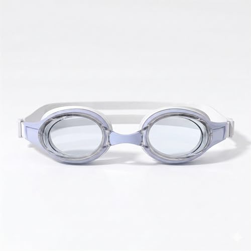 Image of BURNLAB Swimming Goggles for Everyday Pool Use, Clear Vision Lens, Easy Adjustable Strap, Unisex Adult (blue and white)