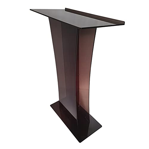 Pupitre Portable en Acrylique, Design en C, idéal pour Les églises, Les écoles et Les Bureaux ; Parfait pour Les cérémonies, Les événements et Les présentations ; solutio