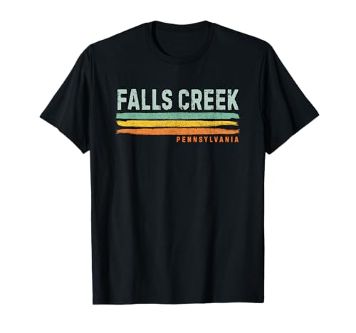 Vintage Stripes Falls Creek PA T-Shirt