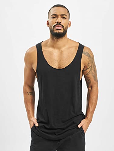Urban Classics Heren Long Shaped Open Edge Loose Sport Tank Top - Image 4