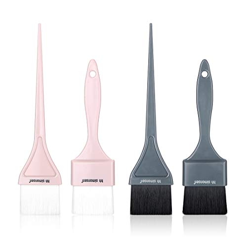 Hair Dye Brush Set, Hair Color Brush Set, Hair Dye Brush Set, Color Brushes for Hair Salon, Hair Bleach Styling Brush for Home (4pcs set)