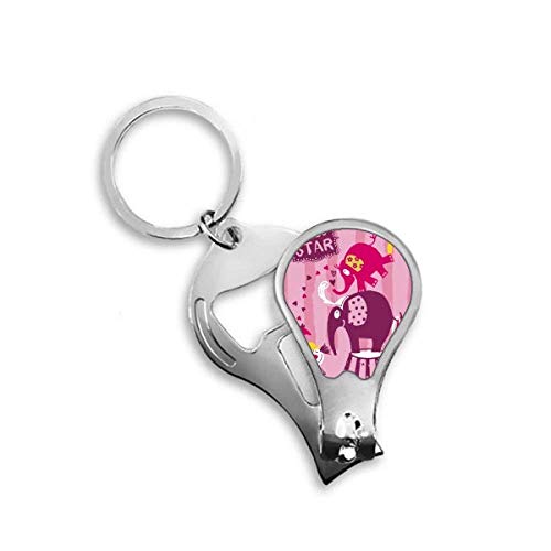 Coupe-ongles original motif éléphant de cirque cadeau utile et mignon