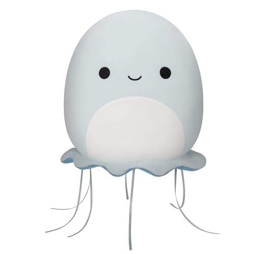 Image of Squishmallows Pale Blue Jellyfish with White Belly