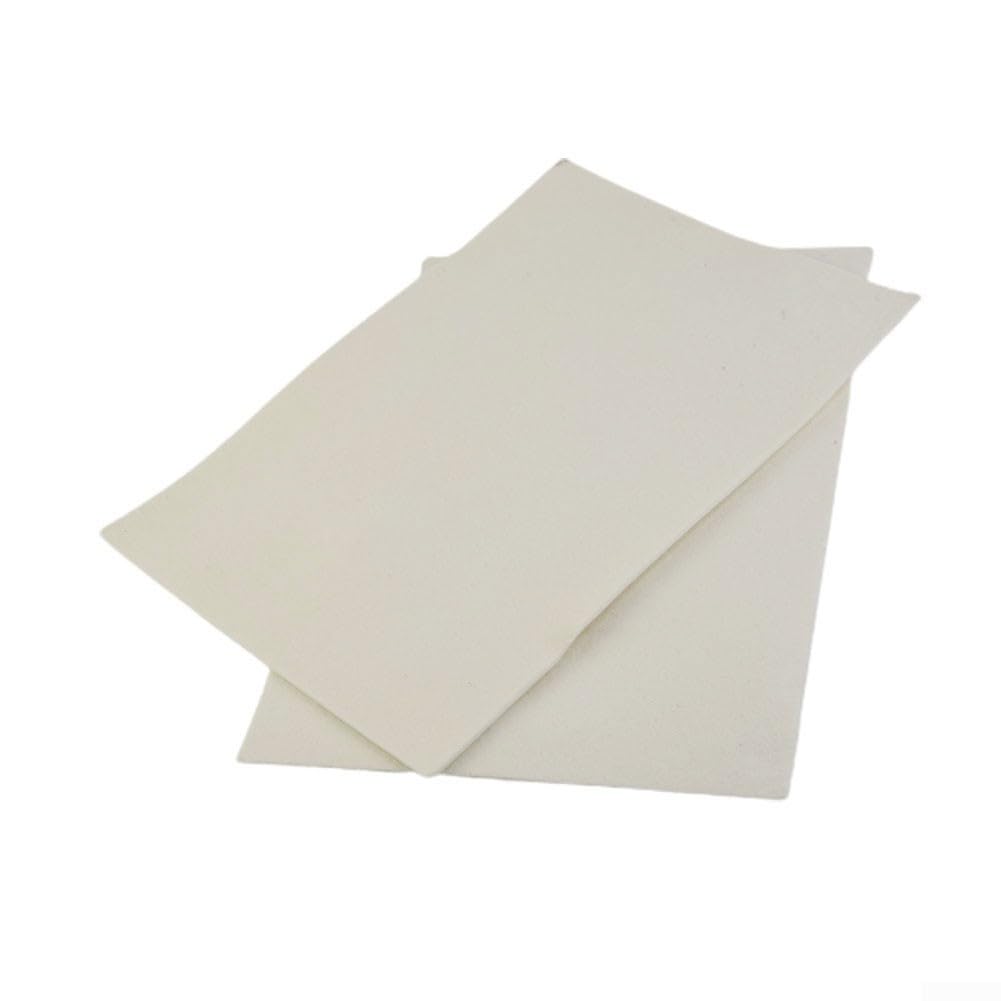 Materiale di tenuta in fibra di ceramica, 155 mm x 297 mm x 3 mm, adatto per alte temperature (2 pezzi)