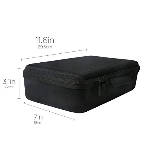 co2crea hard case replacement for tmy projector 7500 lumens 1080p full hd supported portable projector