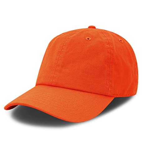 Image of Cotton Baseball Cap Dad Hat - Washed Low Profile Adjustable Hat for Men Women Casual Outdoor Running Golf