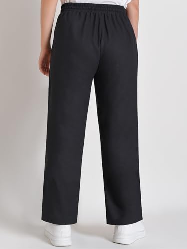 Weintee Women's Petite Wide Leg Linen Pants Lightweight Summer Pants2