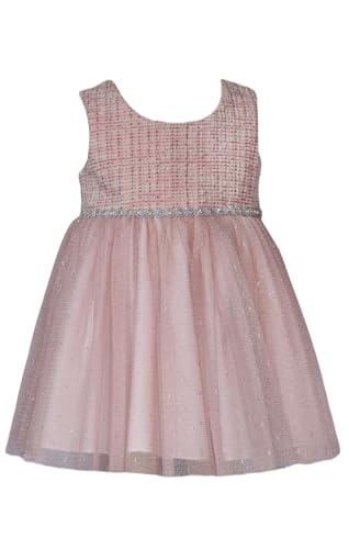 Bonnie Jean Girl's Special Occasion Formal Pink Dress and Coat Set for Baby, Toddler and Little Girls2