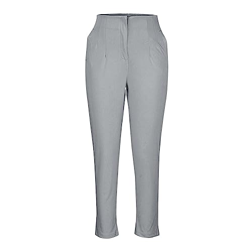 Dress Pants for Women Pleated High Waisted Work Pants Slim Fit Straight Leg Office Trousers Business Casual Outfits3