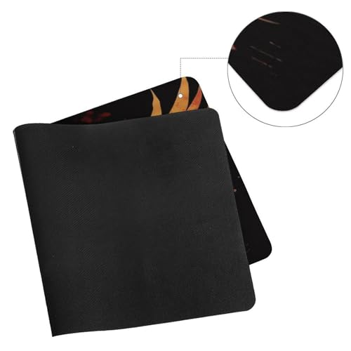 Desk Pad Protector 24x12 Inch amplio de goma blanca antideslizante miniatura 7