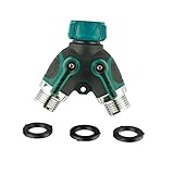 MILISTEN Gartenschlauch Teiler Förmig Schlauchanschluss Abs für Garten und Hausgebrauch mit Einfachem Schwenkanschluss und Zusätzlicher Dichtung für Leakfreie