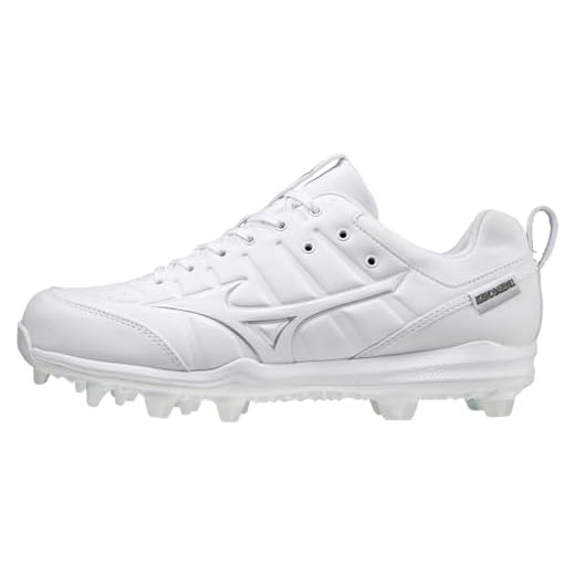 Mizuno mens Ambition Tpu Low Molded Baseball Cleat 10 1 2, White, 10.5 US