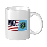 KMNCBSQ Flag of the United States Secretary of Energy And America Coffee Mugs 11 Oz Tea Cup Double-Sided Print Mug With Handle Cups Great Gifting Office Home Coffee Mugs Idea Gift
