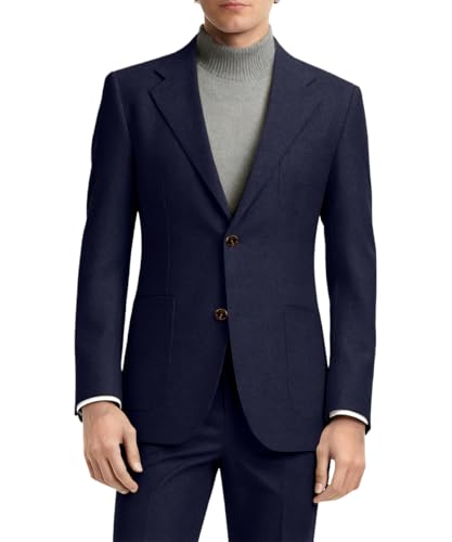Mens Wool Slim Fit Retro Tuxedo Suit Set
