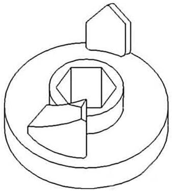 Replacement Coupling Horizontal Unloading Auger fits John Deere 9860 STS 9870 STS H216268 New