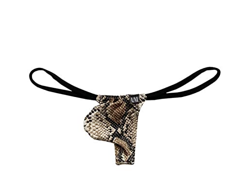 Men's Low Waist Bulge Thong Lingerie Men's Slim G String Bikini(5 Pack)3