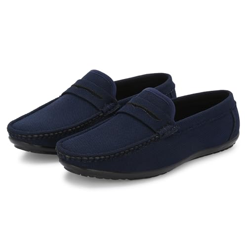 Image of Stylelure Eco Friendly & Light Weight Flexible Mesh Knit Loafers Driving Shoes for Men