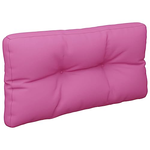 Coussin pour palette rose 70x40 cm en tissu polyester imperméable